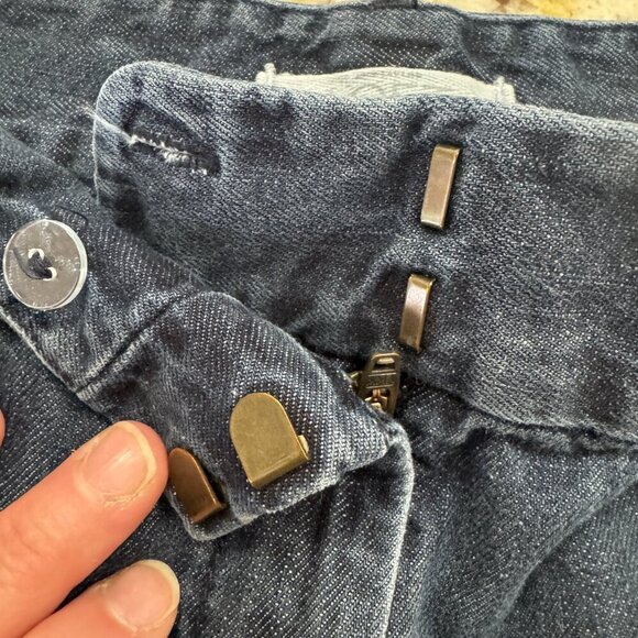 LOFT Shorts Blue Jeans Size 8 - Picture 3 of 4